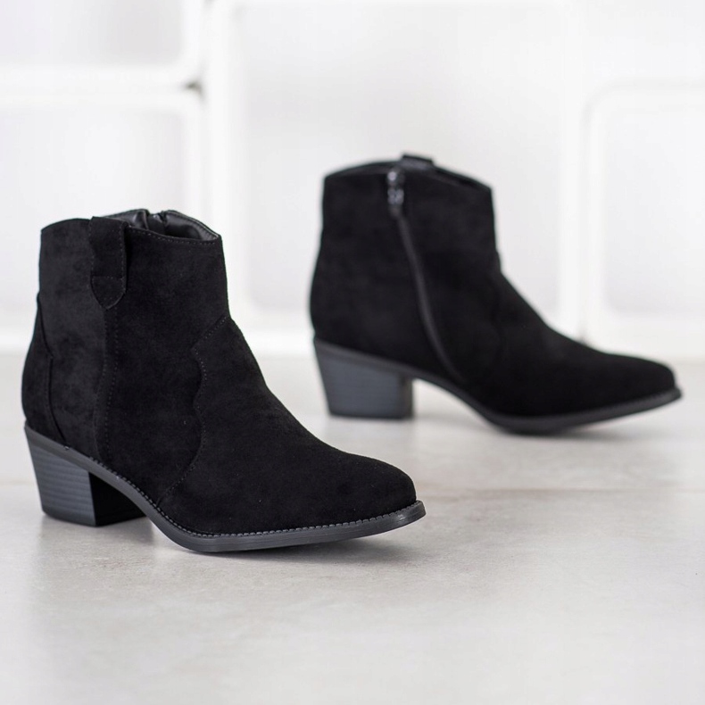 Cm Paris Klassiset cowboy -saappaat musta 1