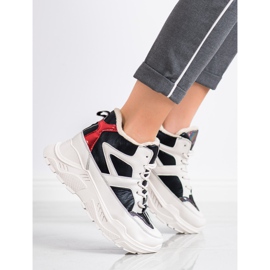 Seastar Urheilumuoti Saappaat valkoinen musta punainen 1