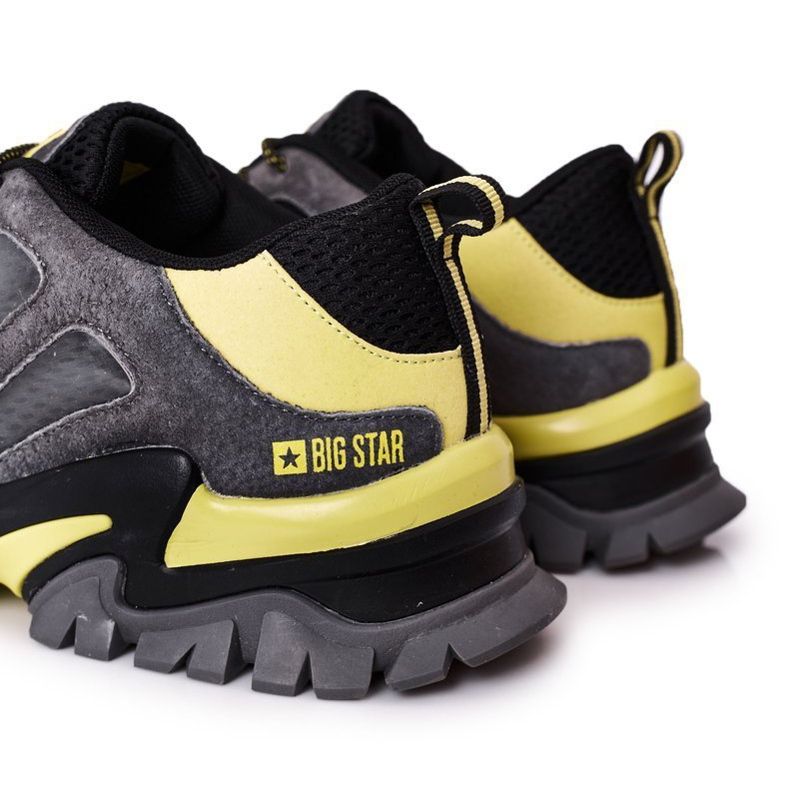 Miesten urheilukengät Memory Foam Big Star HH174278 Musta 1