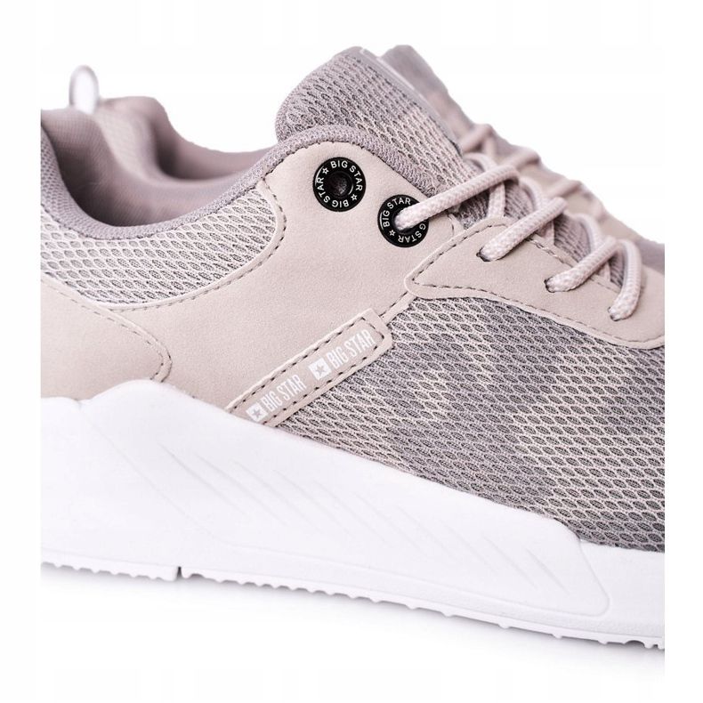 Miesten urheilukengät Memory Foam Big Star HH174139 Harmaa 1