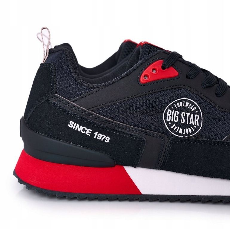 Miesten urheilukengät Memory Foam Big Star HH174240 Navy blue sininen 1