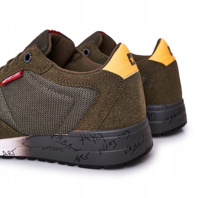 Miesten urheilukengät Memory Foam Big Star FF174209 Vihreä 1