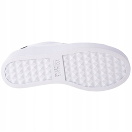 Tommy Hilfiger Iconic Leather Flatform -kengät, EN0EN01113-YBR valkoinen laivastonsininen 3