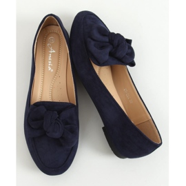 Loaferit, joissa rusetti tummansininen 88-382 Navy 1