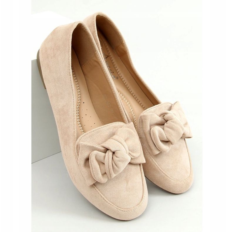 Loaferit, joissa rusetti Beige 88-382 Beige 1
