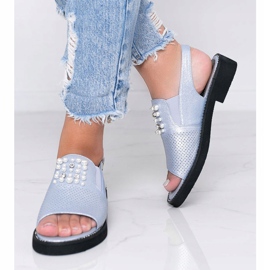 Siniset sandaalit helmillä Like A Woman sininen 1