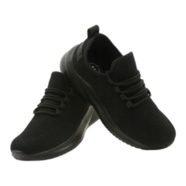 Naisten Slipony-urheilukengät Filippo DSP2299/21 mustat 3