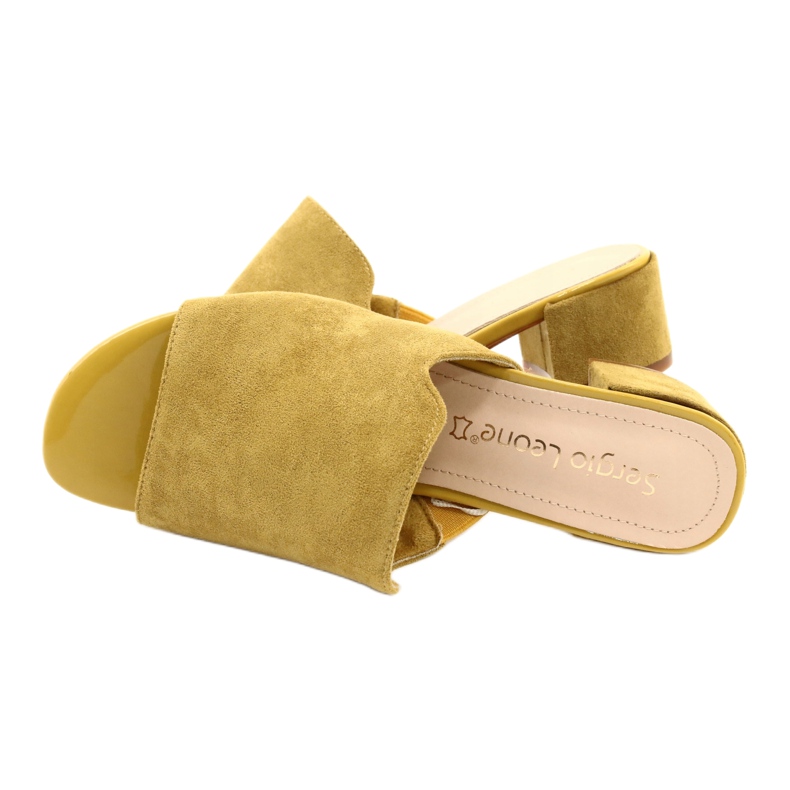 Sergio Leone KL313 keltaiset tossut keltainen 4