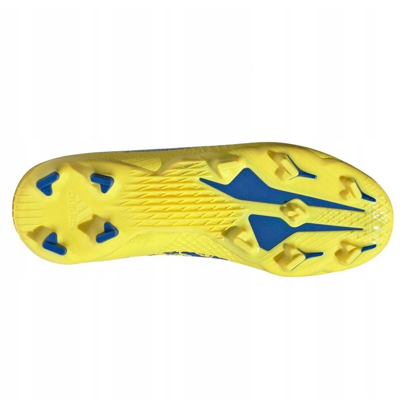 Adidas X Ghosted.3 Ll Fg Jr GZ7557 jalkapallokengät monivärinen keltainen 2