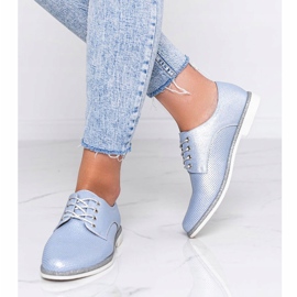 Kioton kiiltävät siniset kiiltävät kengät sininen 2