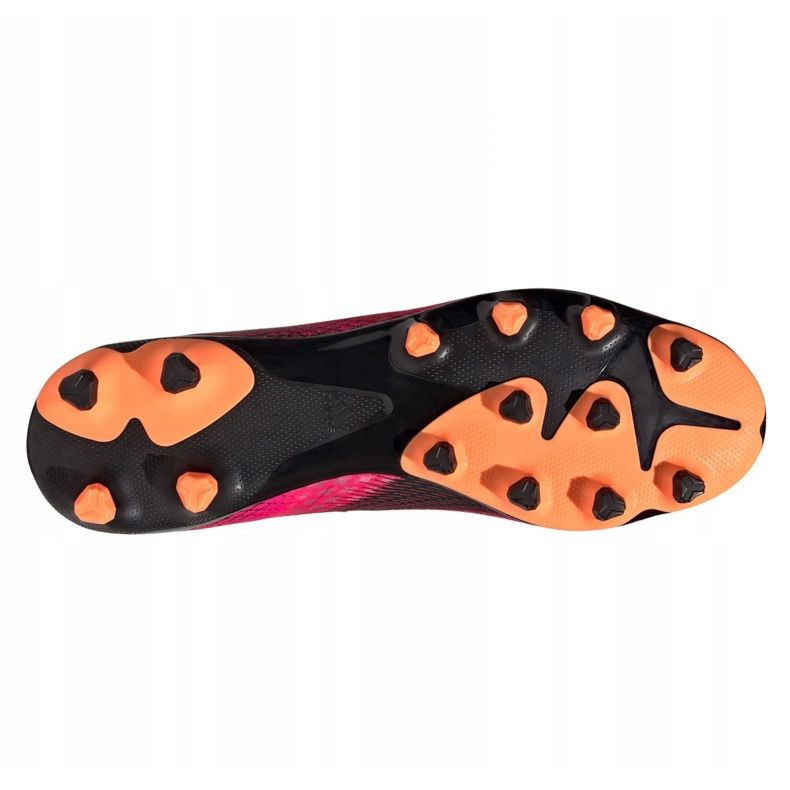 Adidas X Ghosted.3 Mg M FW6973 jalkapallokengät grafiitti, vaaleanpunainen vaaleanpunainen 2