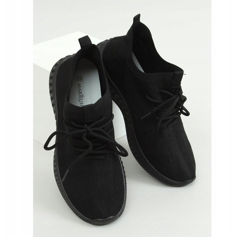 Mustat urheilukengät sukat 7819 Kaikki mustat 1