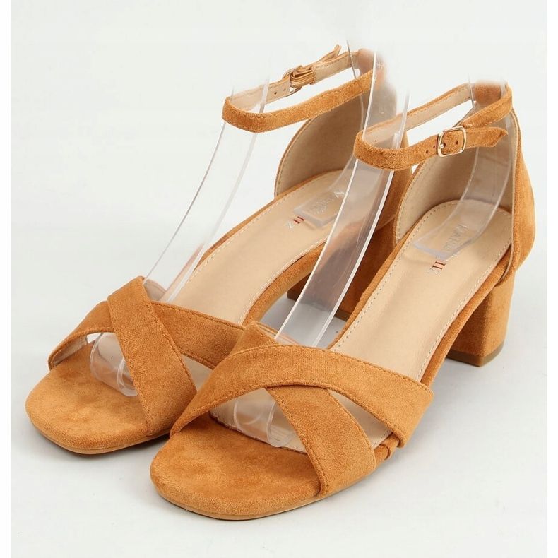 Sandaalit korkokengät camel 8832 Camel ruskea 1