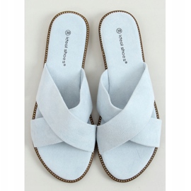 Naisten siniset ristitossut 5143 LT.BLUE sininen 1