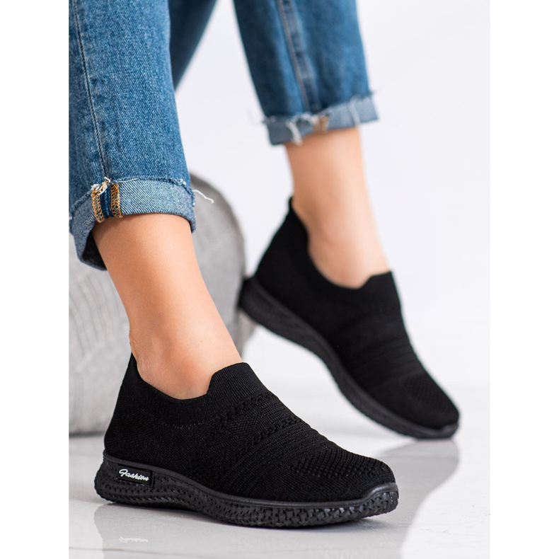 MCKEYLOR Mustat Slip-On lenkkarit 1