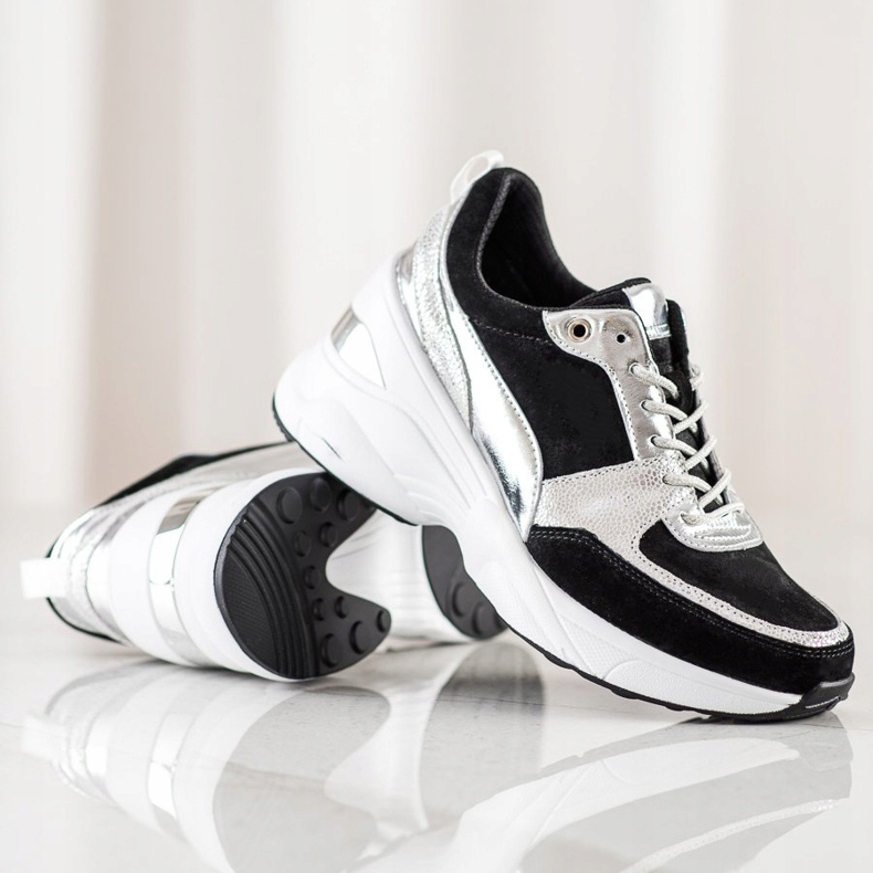 Filippo Nahka Wedge lenkkarit musta 1