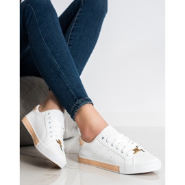 SHELOVET Matalavartiset tennarit Eco-nahkaa valkoinen 2