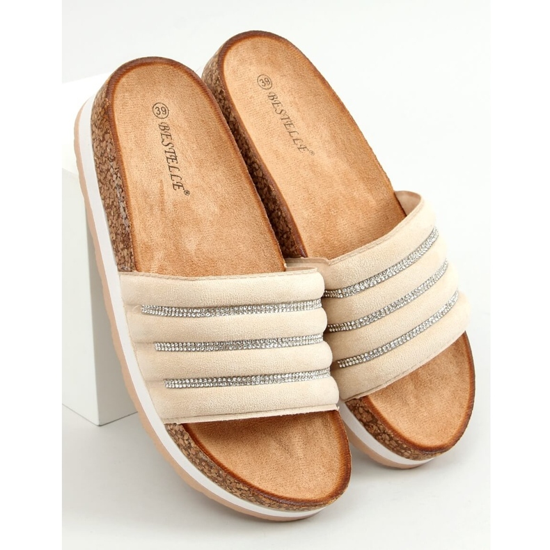 Beige korkkitossut LS018 Beige 1