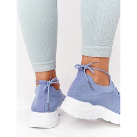 PS1 Naisten urheilukengät Tennarit Blue Ruler valkoinen sininen 1