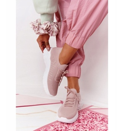 PS1 Naisten urheilukengät Tennarit Pink Ruler valkoinen vaaleanpunainen 2