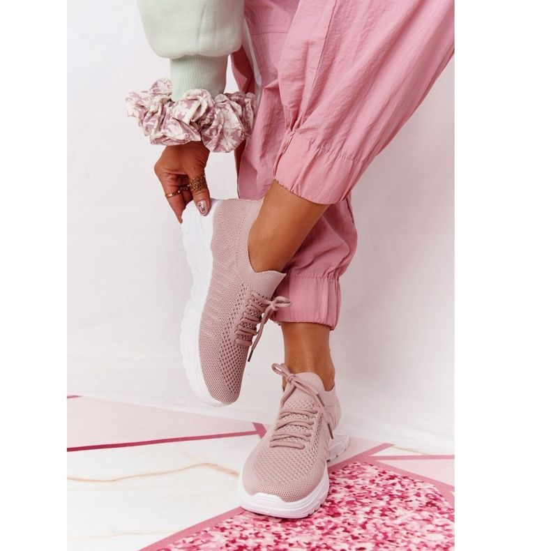 PS1 Naisten urheilukengät Tennarit Pink Ruler valkoinen vaaleanpunainen 2