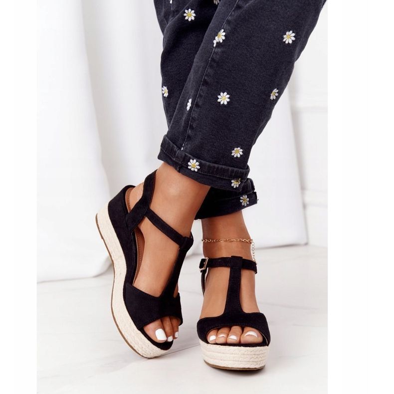 PG1 Musta Graciosa Wedge sandaalit punoksilla beige 2