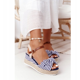 PG1 Laivastonsininen Wedge Sandaalit La Isla Bonita valkoinen monivärinen 2