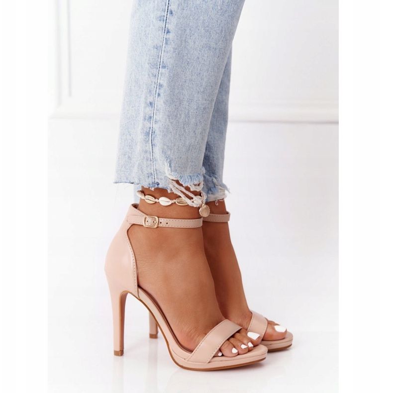 PG1 Tyylikäs sandaalit korkokenkiä alaston glamouria vaaleanpunainen 2