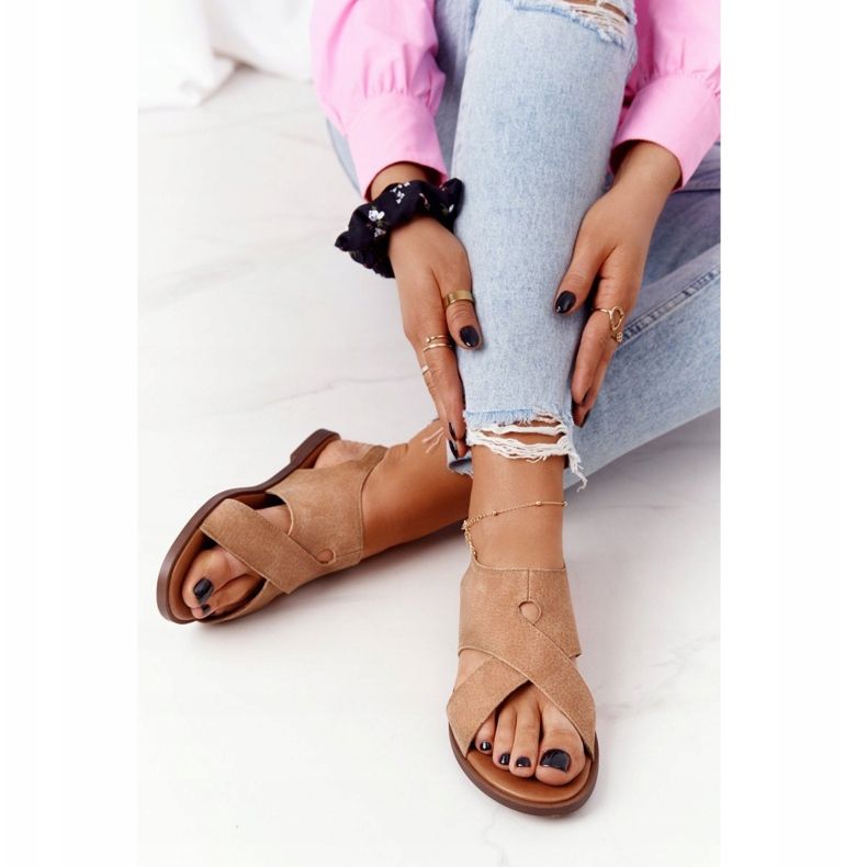 Mokka Sandaalit Sergio Leone SK060 Beige 1