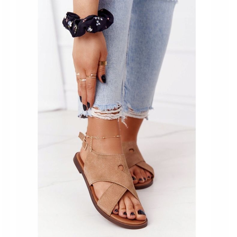 Mokka Sandaalit Sergio Leone SK060 Beige 2