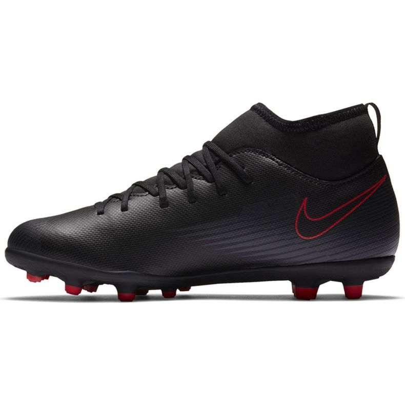 Nike Mercurial Superfly 7 Club FG / MG Jr AT8150 060 jalkapallokengät musta musta 2
