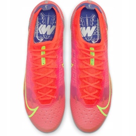 Nike Mercurial Vapor 14 Elite Fg M CQ7635 600 jalkapallokengät vihreä, pinkki vaaleanpunainen 1