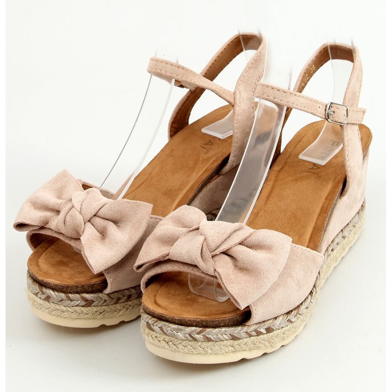 Beige espadrillot kiilalla YL92 Beige 1