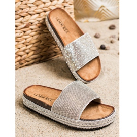 SHELOVET Muoti kristallitossut hopea 2