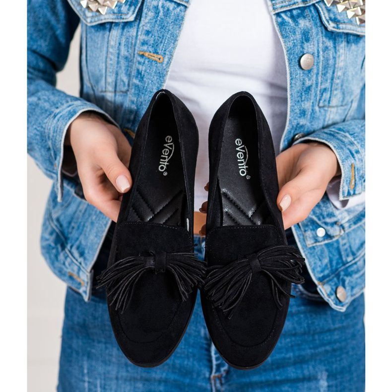 Evento Suede Lords With Fringes musta 2