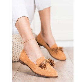 Evento Mokkanahkaa hapsuilla ruskea 1