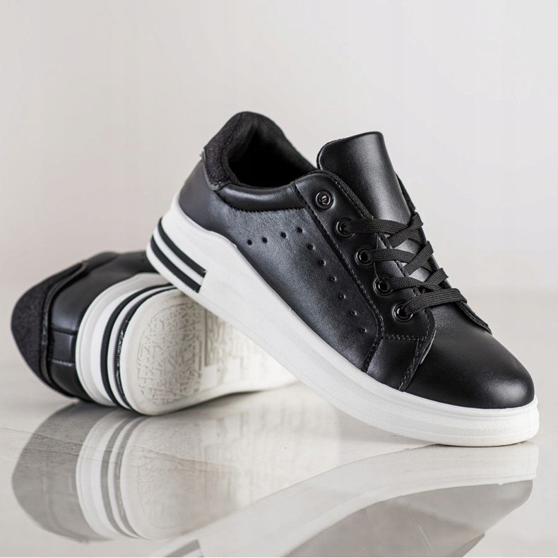 Diamantique Kengät, joissa glitter -lisäosa musta 1