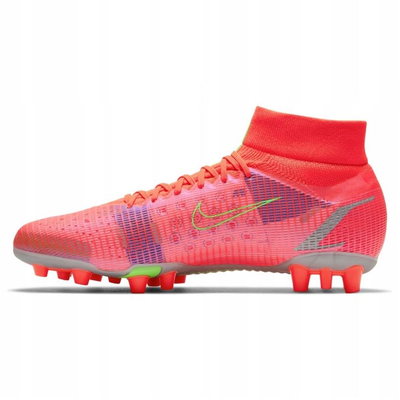 Nike Superfly 8 Pro Ag M CV1130-600 jalkapallokengät koralli punainen 1