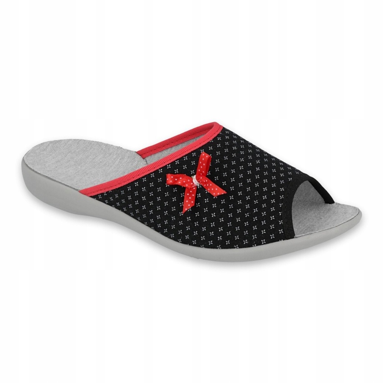 Befado naisten kengät pu 254D109 Viki musta punainen 1