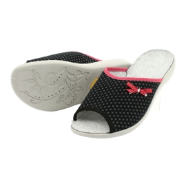 Befado naisten kengät pu 254D109 Viki musta punainen 4