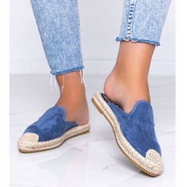 Siniset varvastossut, joissa on sisäänrakennettu Kinshasan etuosa sininen 1