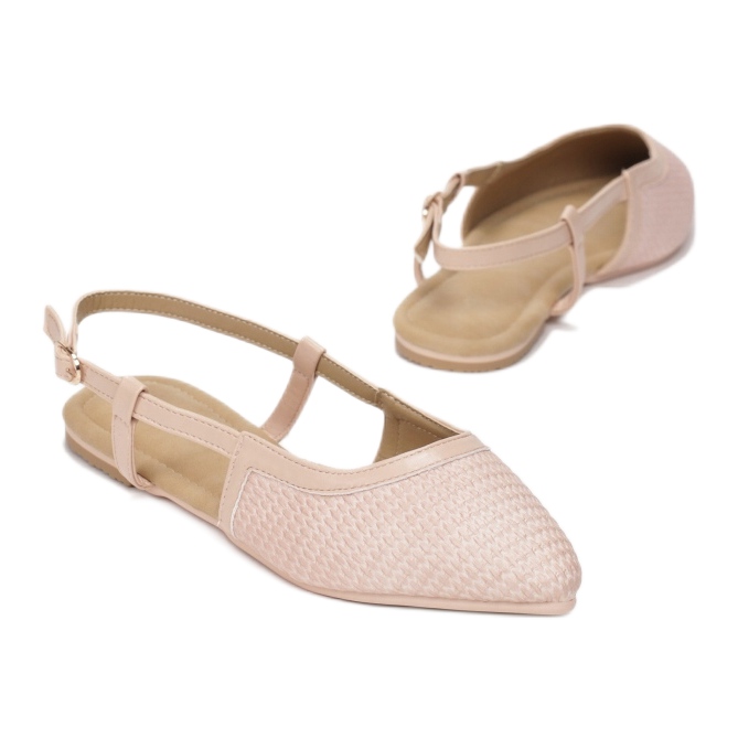 Vices Naisten sandaalit 3296-14 beige-pink vaaleanpunainen 2