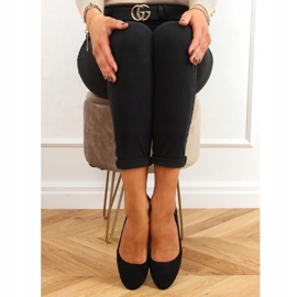 Mustat CC212P Mustat, mokkanahkaiset ballerinat 1