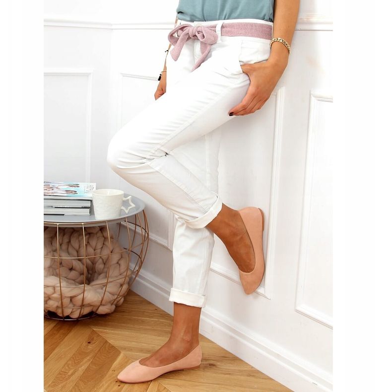 Sileät ballerinat mokkavaaleanpunainen CC212P Vaaleanpunainen 2