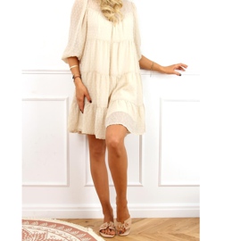 Beige tossut koristeketjulla 35-230 Beige 2