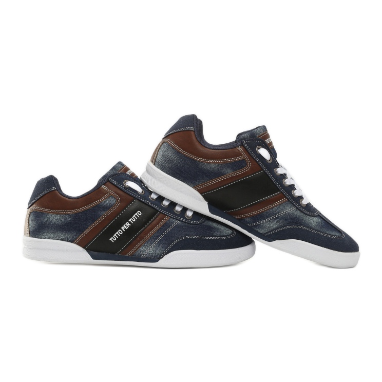 Vices B873-13 Navy ruskea laivastonsininen 2