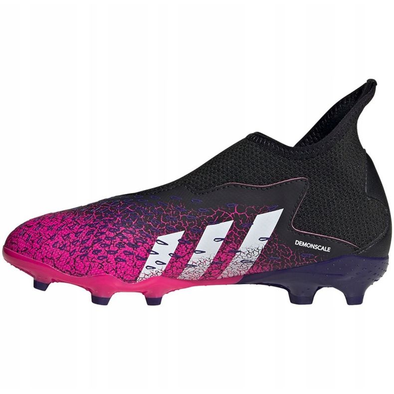 Adidas Predator Freak.3 Ll Fg Jr FW7529 jalkapallokengät monivärinen vaaleanpunainen 1