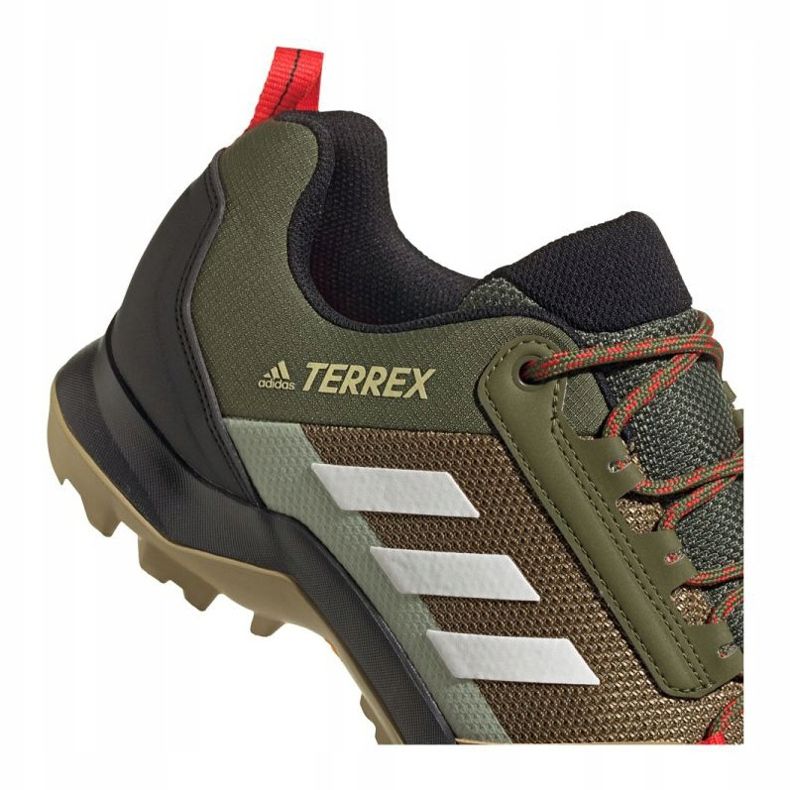 Adidas Terrex AX3 M FX4576 kengät musta khaki vihreä 2