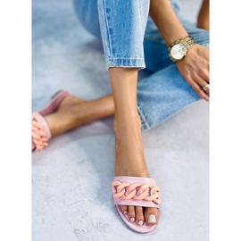 Tossut, joissa ketjun vaaleanpunainen 7857 Vaaleanpunainen 2