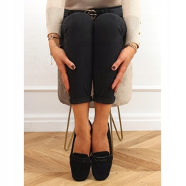 Musta Naisten kengät S-980 Musta 1